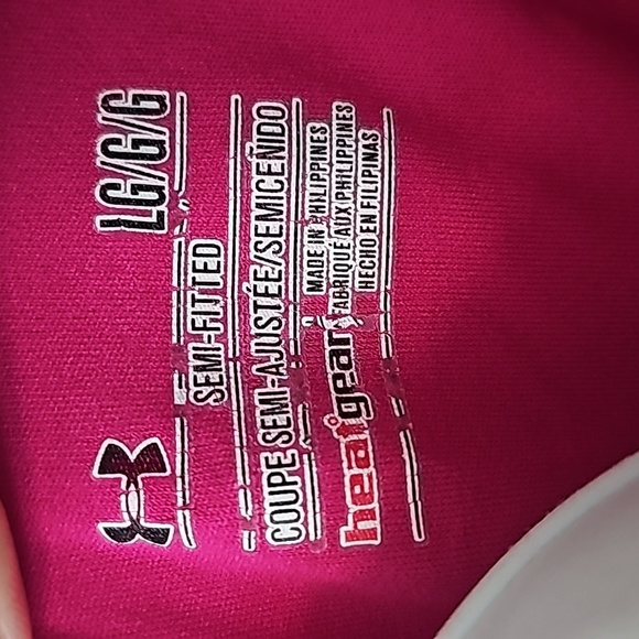Under Armour Pink Short Sleeve - Picture 3 of 3